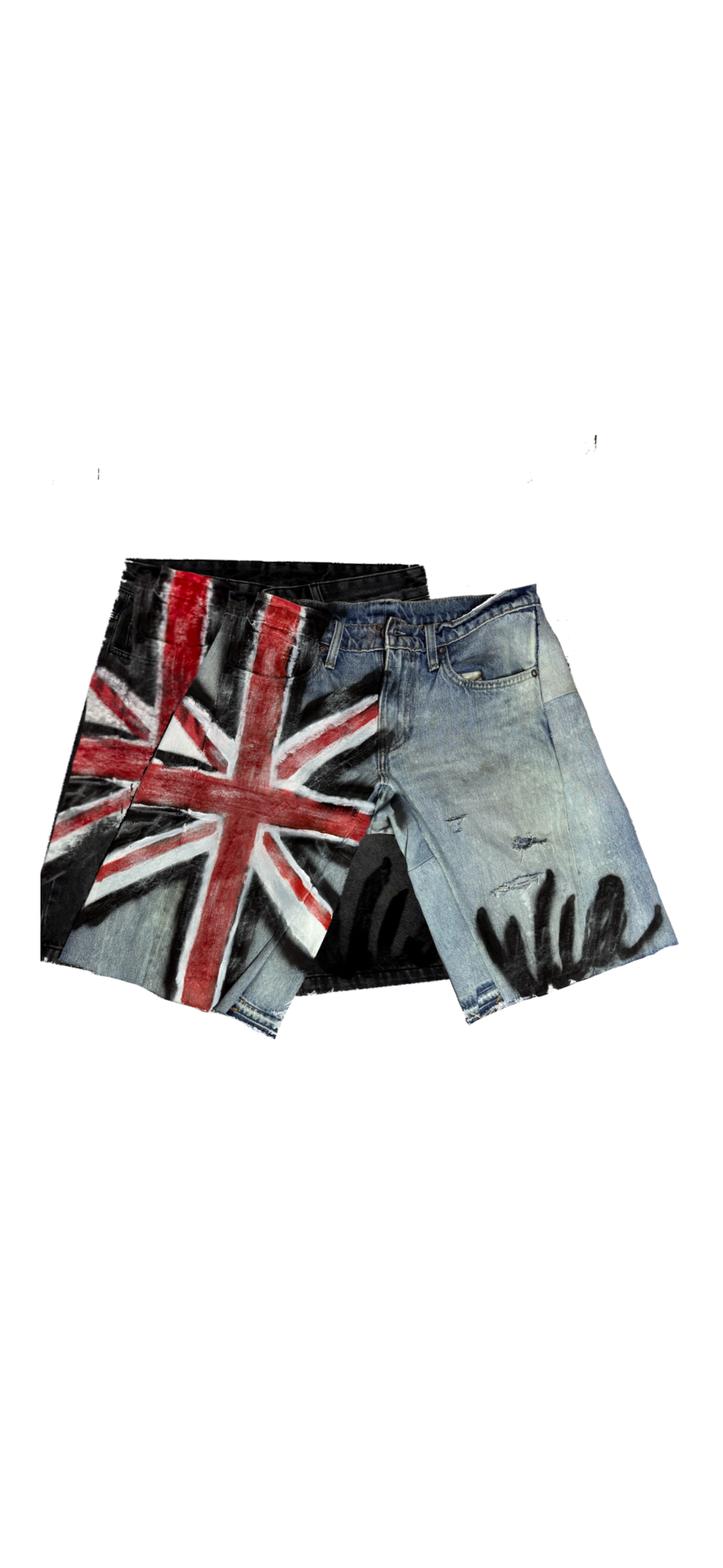 uk destroyed denim